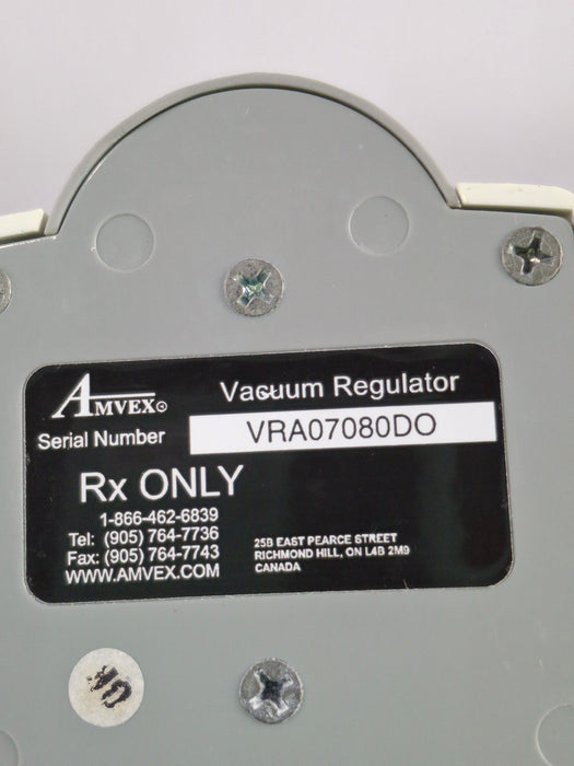 Amvex Vacuum Regulator