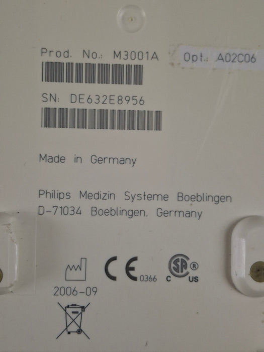 Philips M3001A-A02C06 OxiMax SpO2, NIBP, ECG, Temp, IBP MMS Module