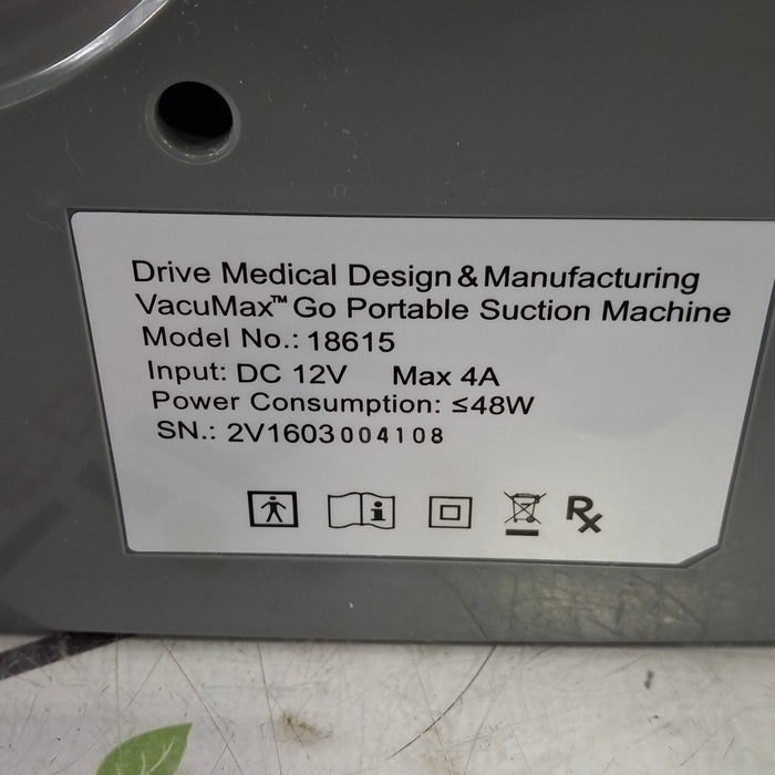 Drive Medical VacuMax Go Portable Suction Machine