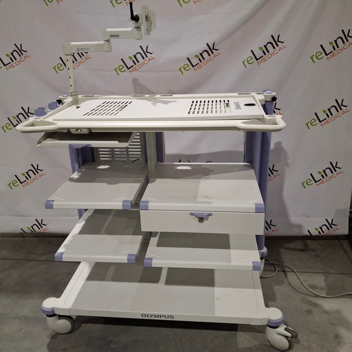 Olympus WM-DP1 Mobile Endoscopy Workstation Cart