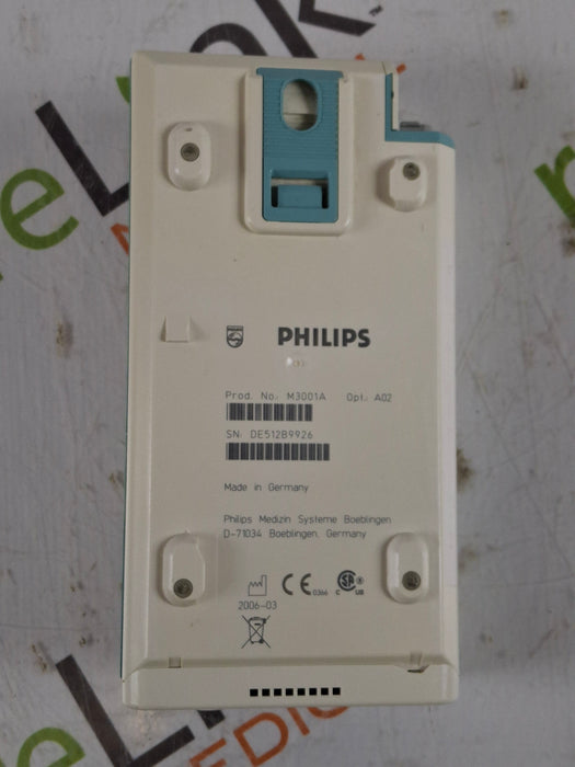 Philips M3001A-A02 OxiMax SpO2, NIBP, ECG MMS Module