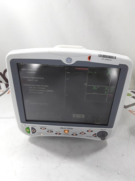 GE Healthcare Dash 5000 - GE/Nellcor SpO2 Patient Monitor
