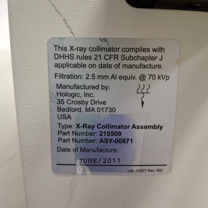 Hologic, Inc. InSight Fluoroscan C-Arm