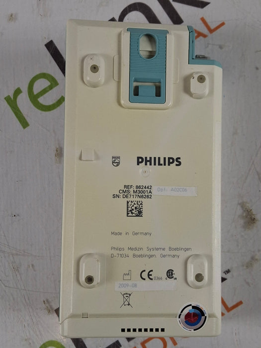 Philips M3001A-A02C06 OxiMax SpO2, NIBP, ECG, Temp, IBP MMS Module