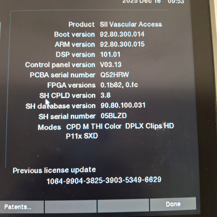 Sonosite SII Ultrasound