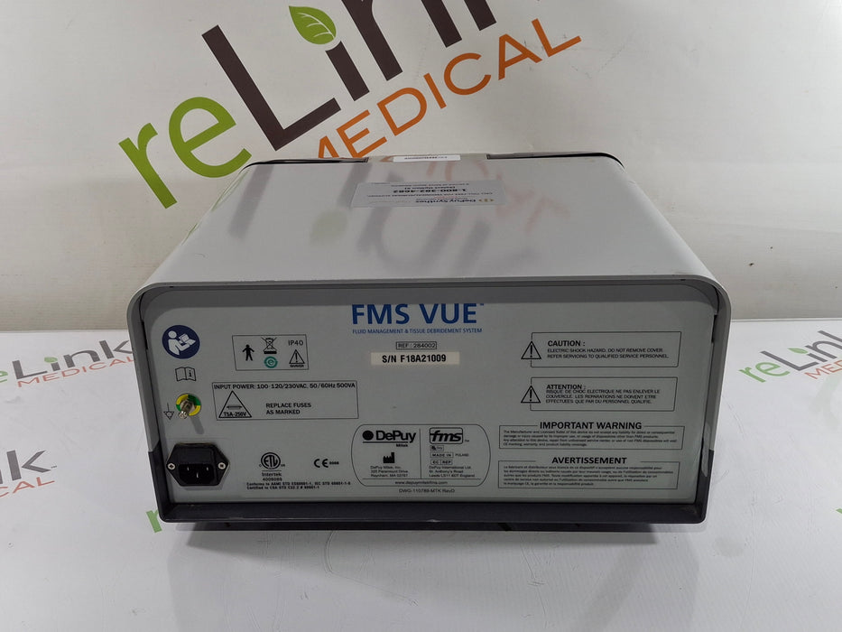 DePuy 284002 FMS Vue Fluid Management and Tissue Debridement System