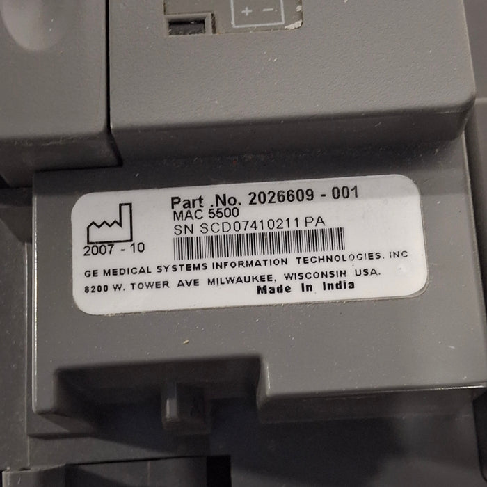 GE Healthcare MAC 5500 ECG without CAM Module