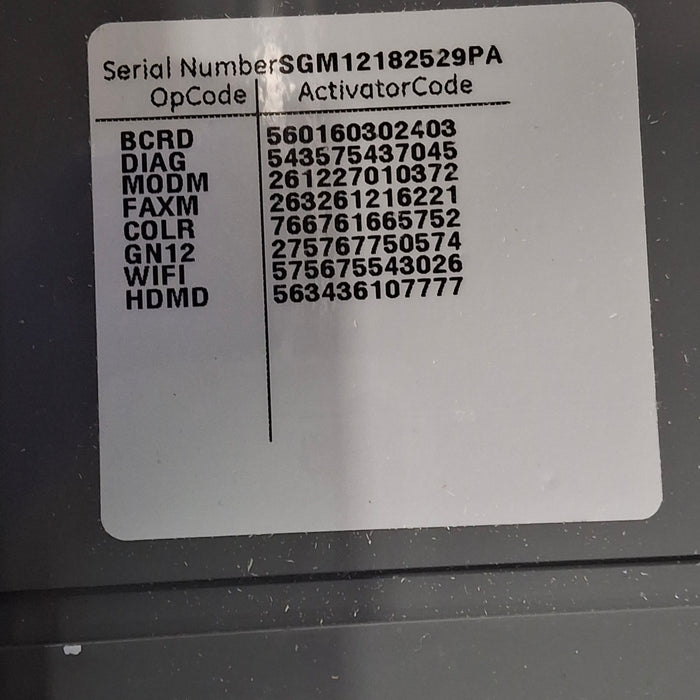 GE Healthcare MAC 5500 HD ECG without CAM Module