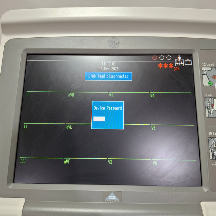 GE Healthcare MAC 5500 ECG with CAM Module