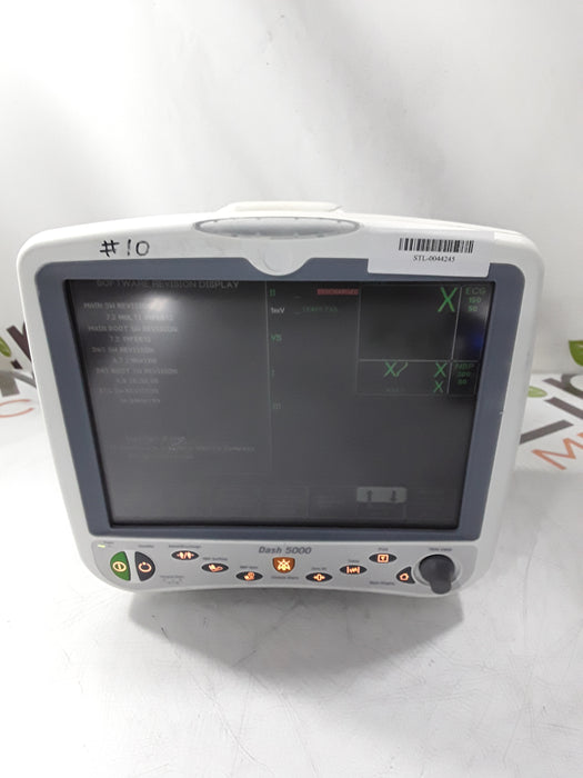 GE Healthcare Dash 5000 - GE/Nellcor SpO2 Patient Monitor
