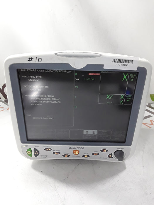 GE Healthcare Dash 5000 - GE/Nellcor SpO2 Patient Monitor