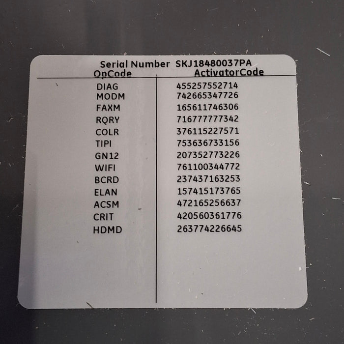 GE Healthcare MAC 5500 HD ECG without CAM Module