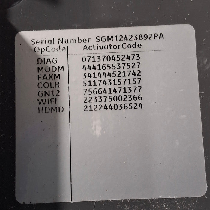 GE Healthcare MAC 5500 HD ECG without CAM Module