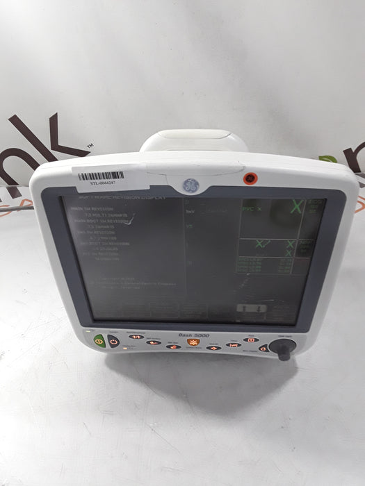 GE Healthcare Dash 5000 - Masimo SpO2 Patient Monitor