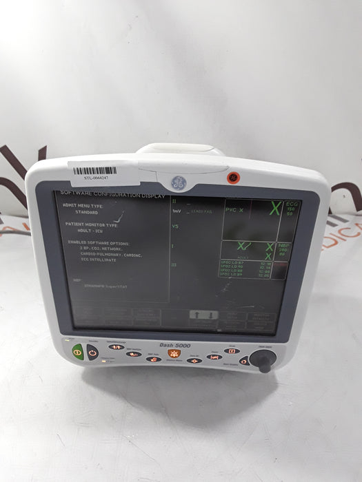 GE Healthcare Dash 5000 - Masimo SpO2 Patient Monitor