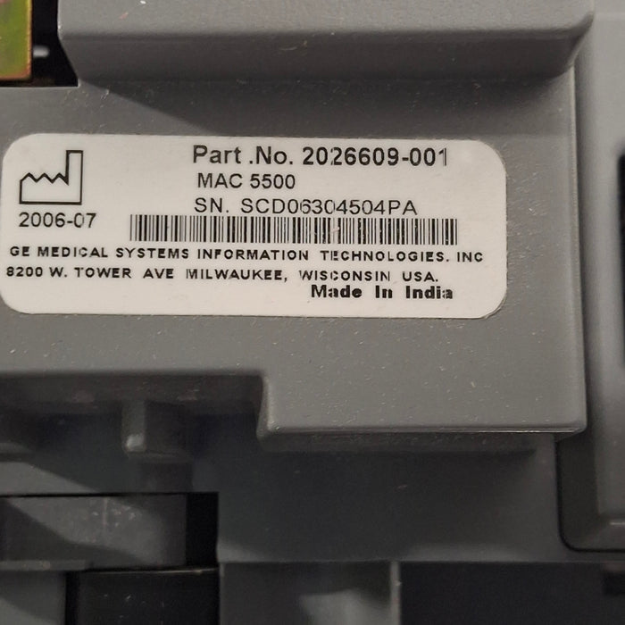 GE Healthcare MAC 5500 ECG without CAM Module