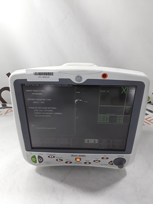 GE Healthcare Dash 5000 - GE/Nellcor SpO2 Patient Monitor