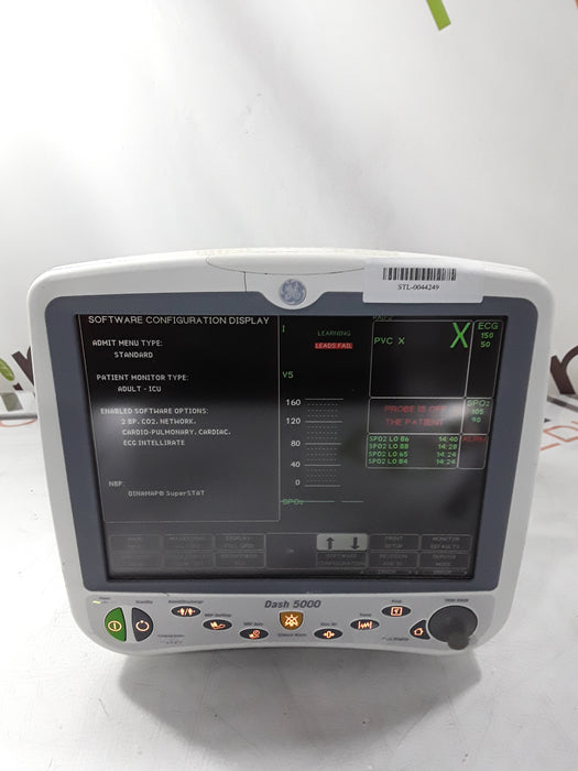 GE Healthcare Dash 5000 - GE/Nellcor SpO2 Patient Monitor