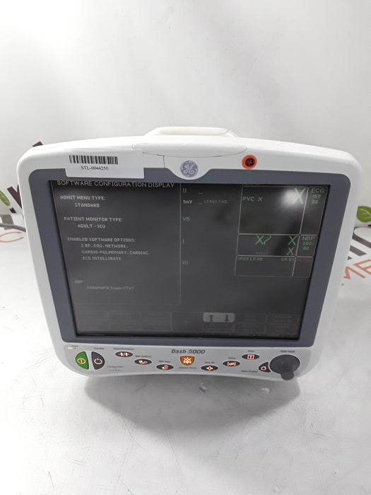 GE Healthcare Dash 5000 - GE/Nellcor SpO2 Patient Monitor
