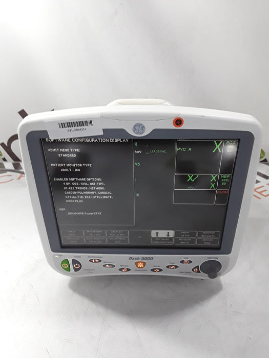 GE Healthcare Dash 5000 - GE/Nellcor SpO2 Patient Monitor