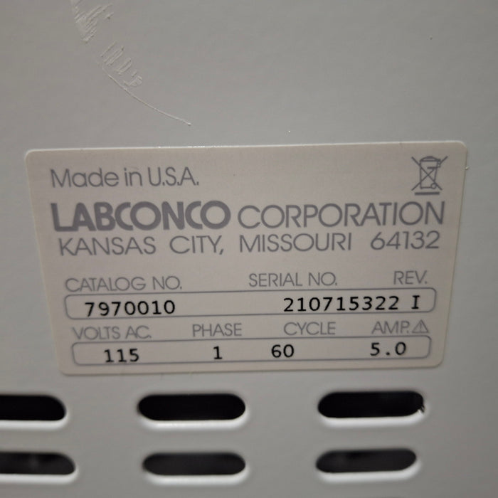 LabconCo Corp 7970010 CentriVap Concentrator
