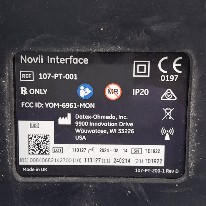 Monica Healthcare Limited 107-PT-001 Fetal Monitor