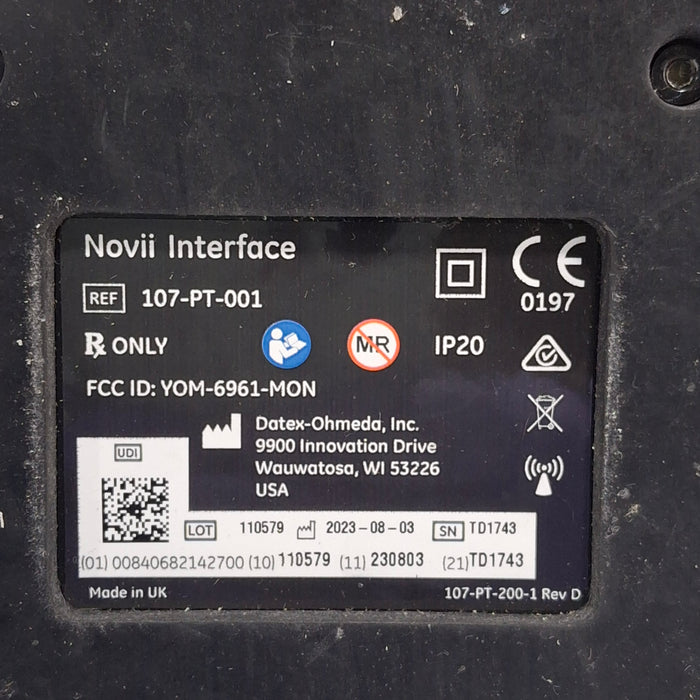 Monica Healthcare Limited 107-PT-001 Fetal Monitor