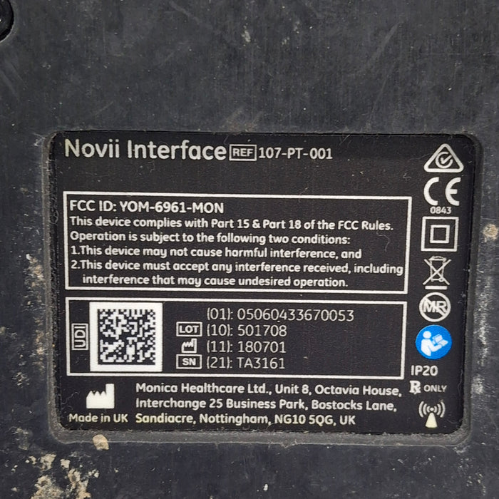 Monica Healthcare Limited 107-PT-001 Fetal Monitor