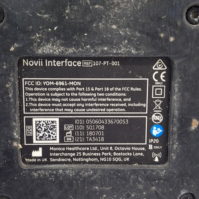 Monica Healthcare Limited 107-PT-001 Fetal Monitor