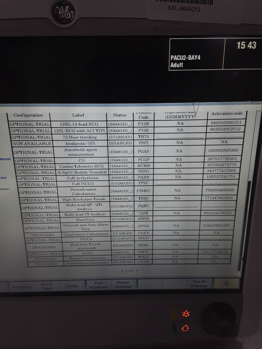 GE Healthcare Carescape B650 Patient Monitor
