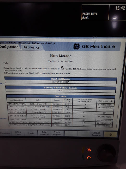GE Healthcare Carescape B650 Patient Monitor