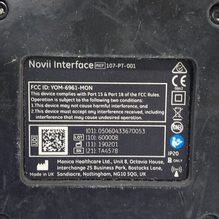 Monica Healthcare Limited 107-PT-001 Fetal Monitor