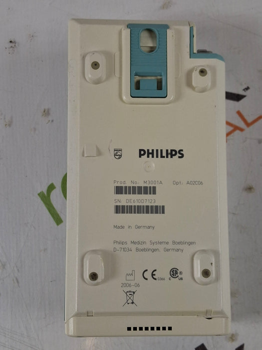 Philips M3001A-A02C06 OxiMax SpO2, NIBP, ECG, Temp, IBP MMS Module