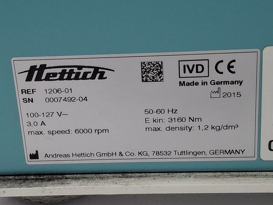 Hettich Instruments Zentrifugen Rotofix 32A  1206-01 Centrifuge