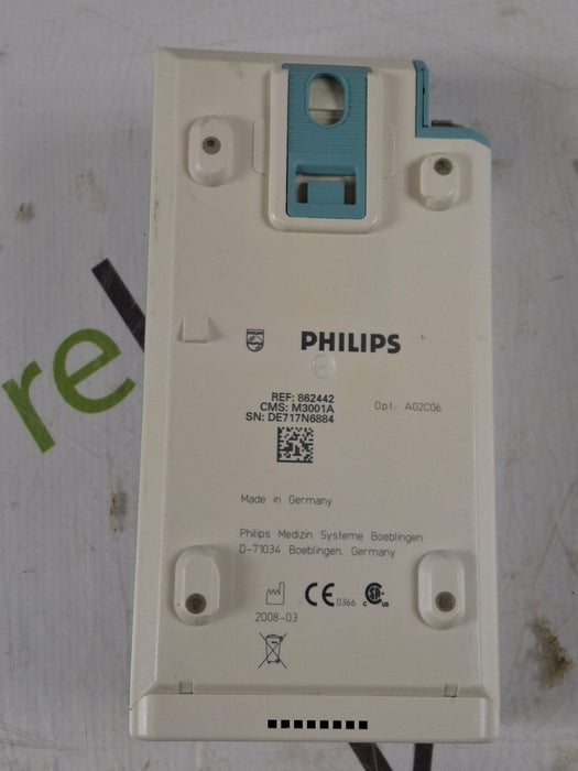 Philips M3001A-A02C06 OxiMax SpO2, NIBP, ECG, Temp, IBP MMS Module