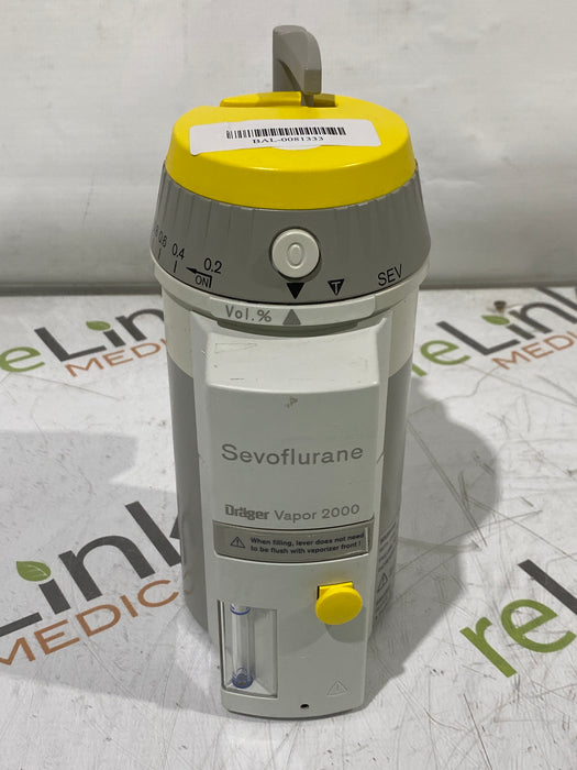 Draeger Medical Vapor 2000 Sevoflurane Vaporizer