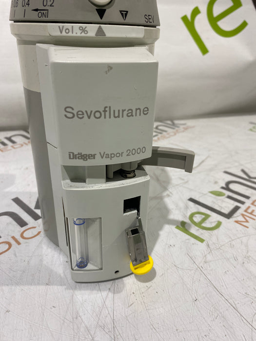 Draeger Medical Vapor 2000 Sevoflurane Vaporizer