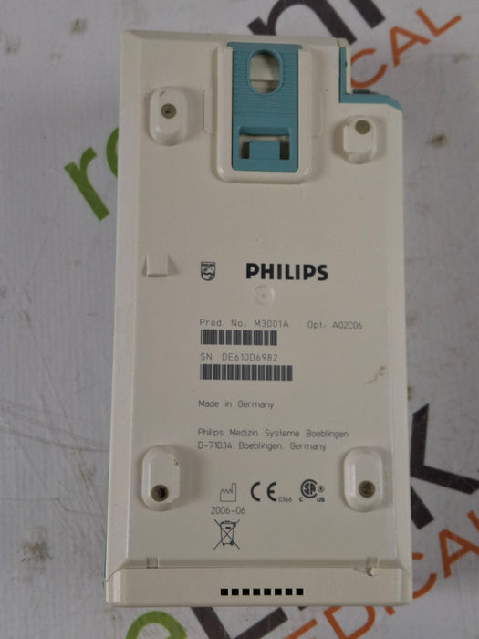 Philips M3001A-A02C06 OxiMax SpO2, NIBP, ECG, Temp, IBP MMS Module