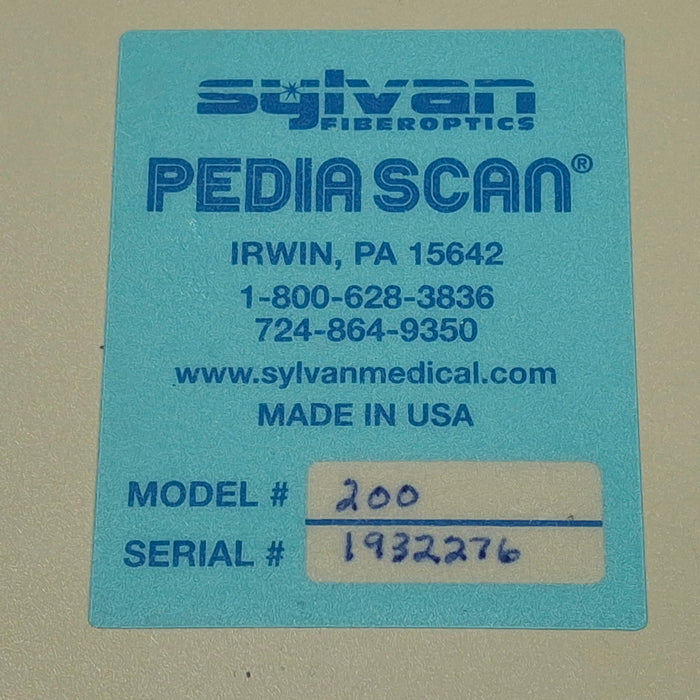 Sylvan Fiberoptics Pediascan Model 200 Transilluminator