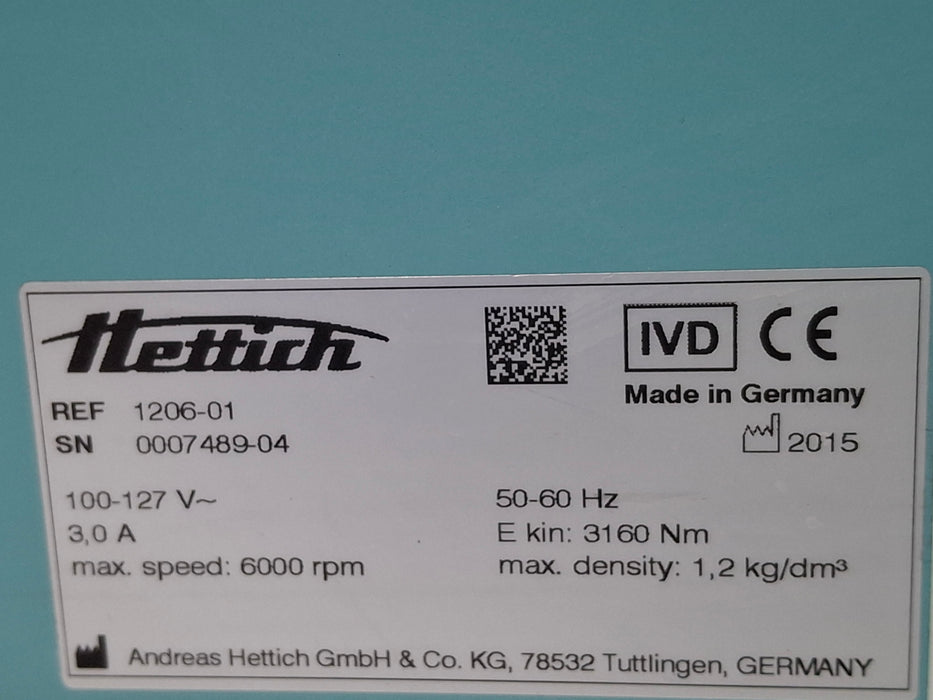 Hettich Instruments Zentrifugen Rotofix 32A  1206-01 Centrifuge