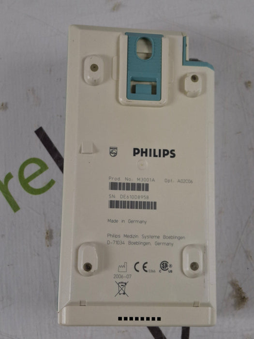 Philips M3001A-A02C06 OxiMax SpO2, NIBP, ECG, Temp, IBP MMS Module