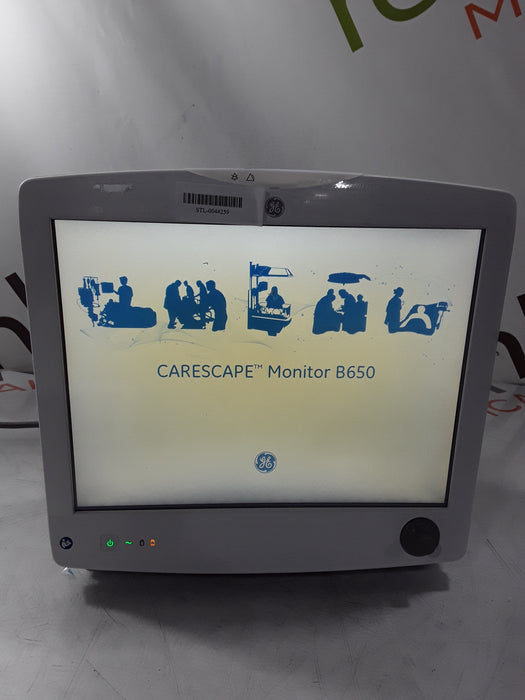 GE Healthcare Carescape B650 Post Anesthesia Care Patient Monitor