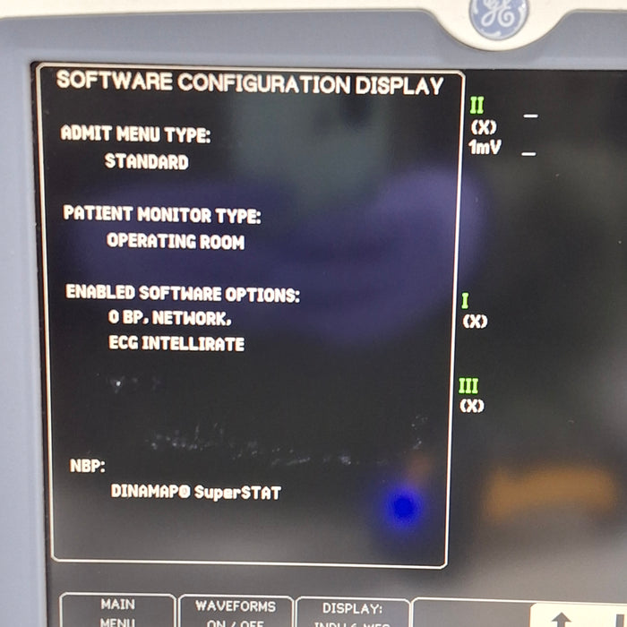 GE Healthcare Dash 5000 - Masimo SpO2 Patient Monitor