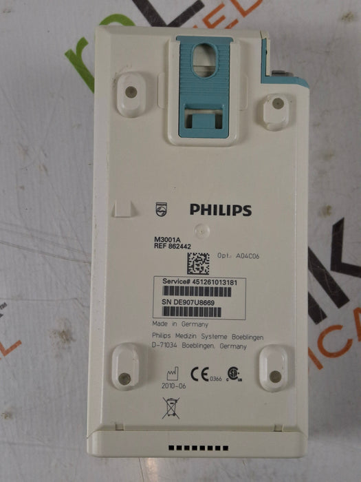 Philips M3001A-A04C06 OxiMax SpO2, NIBP, ECG, Temp, IBP MMS Module