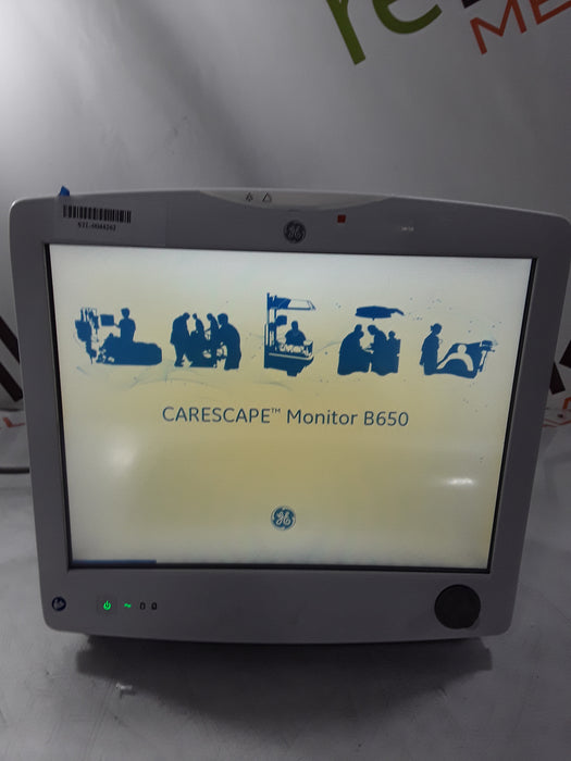 GE Healthcare Carescape B650 Post Anesthesia Care Patient Monitor