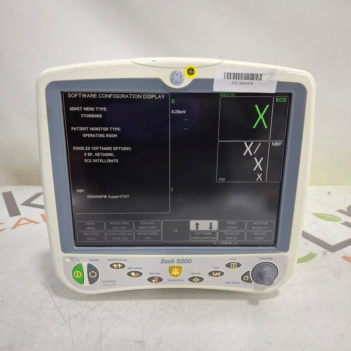 GE Healthcare Dash 5000 - Masimo SpO2 Patient Monitor
