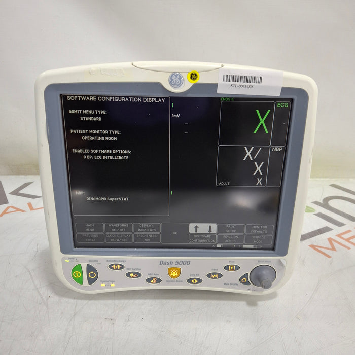 GE Healthcare Dash 5000 - Masimo SpO2 Patient Monitor