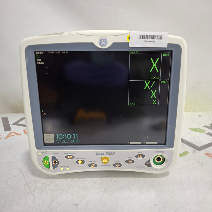 GE Healthcare Dash 5000 - Masimo SpO2 Patient Monitor