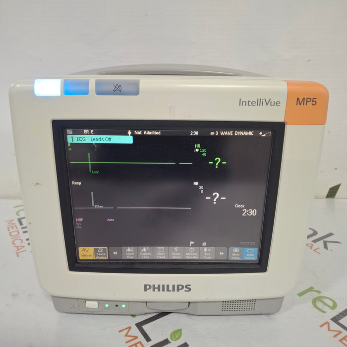 Philips Intellivue MP5 - ECG, Fast SpO2, NIBP, CO2 Patient Monitor