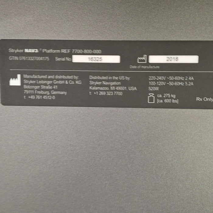 Stryker ADAPT NAV3 Navigation System